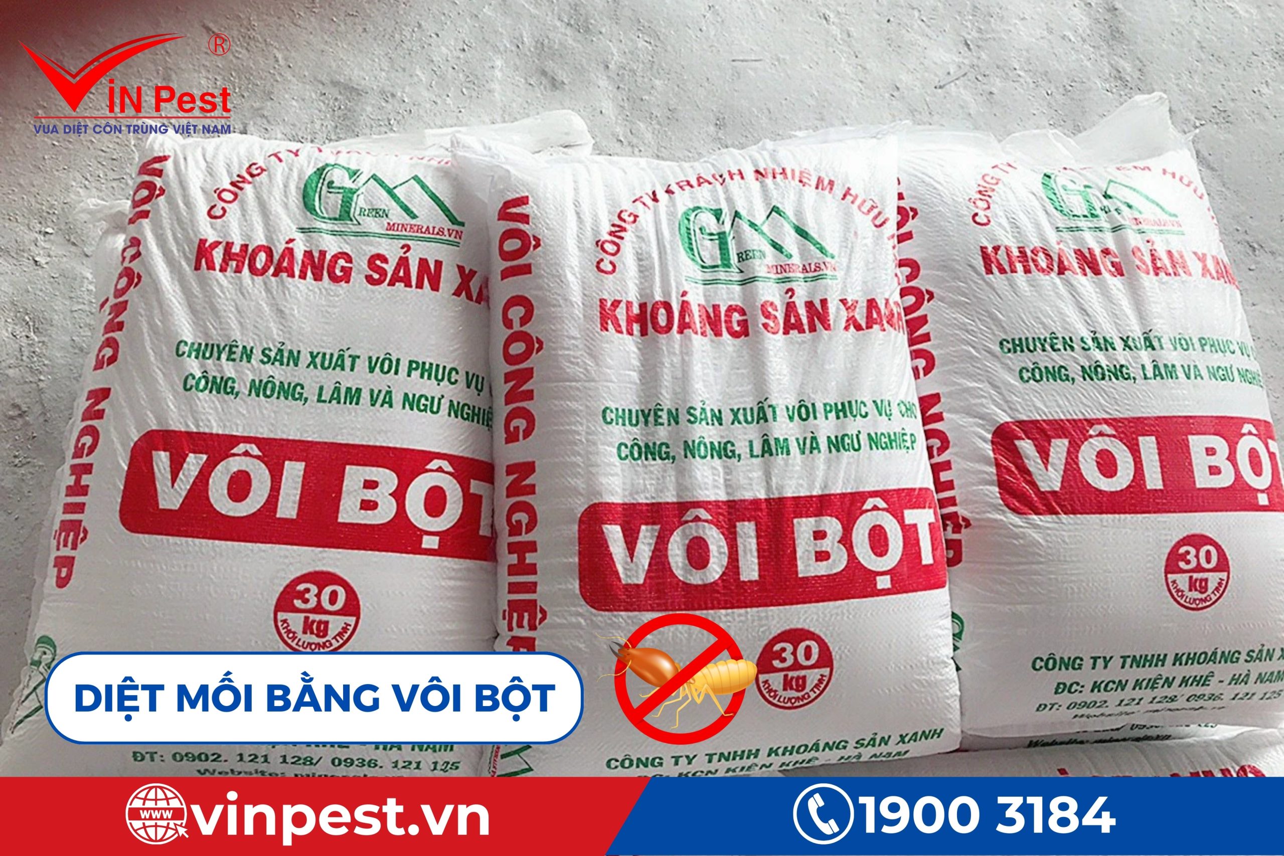 Ưu điểm không thể bỏ qua khi diệt mối bằng vôi bột