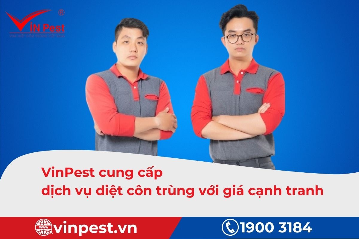 Cam kết dịch vụ diệt côn trùng tại Cẩm Lệ của VinPest