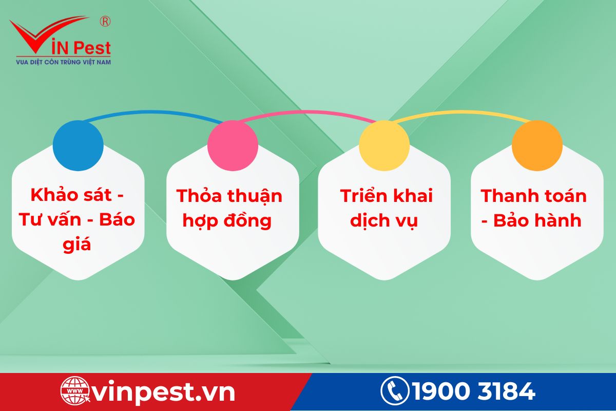 Quy trình diệt côn trùng tại Ngũ Hành Sơn của VinPest