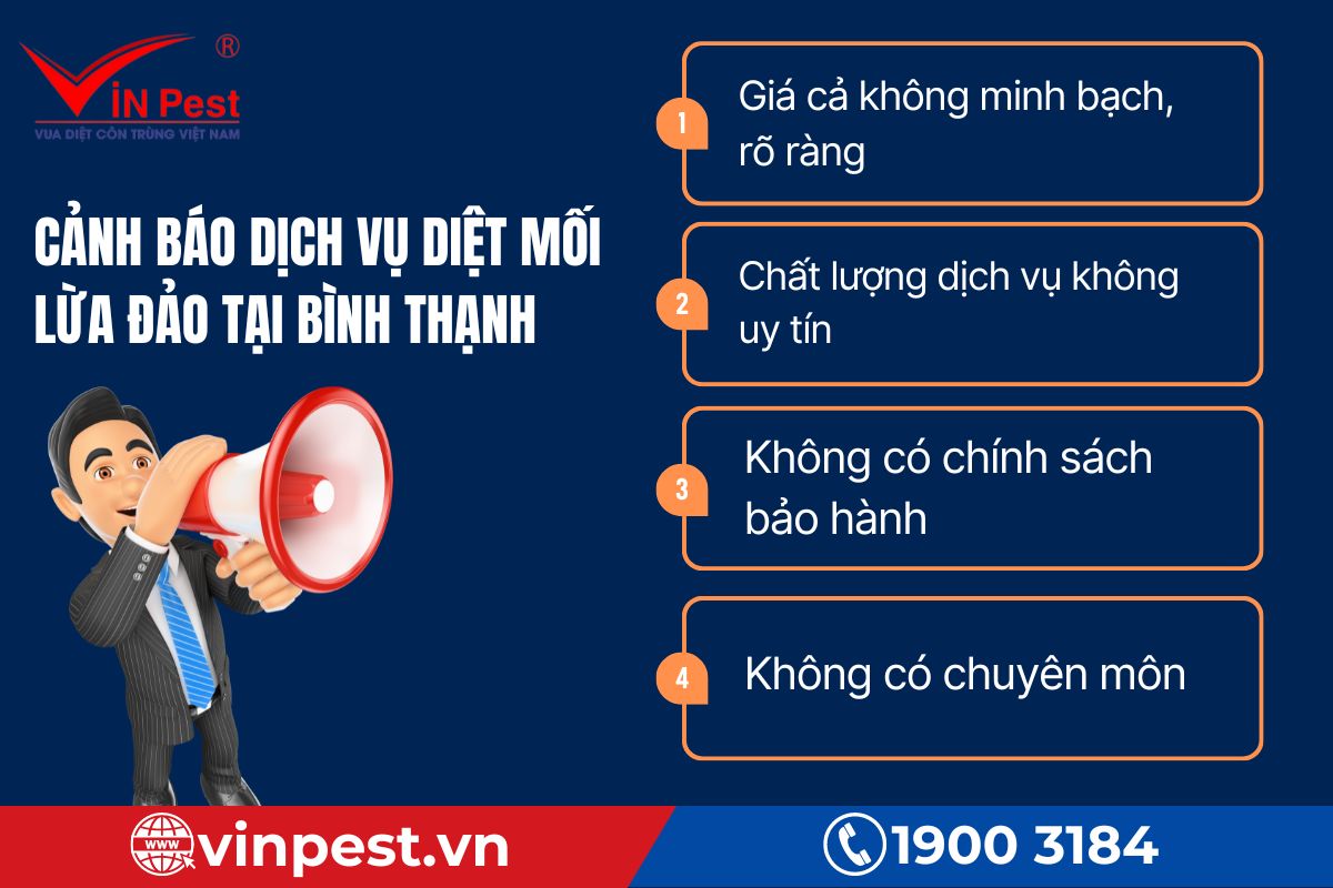 Cảnh báo dịch vụ diệt mối lừa đảo tại Bình Thạnh