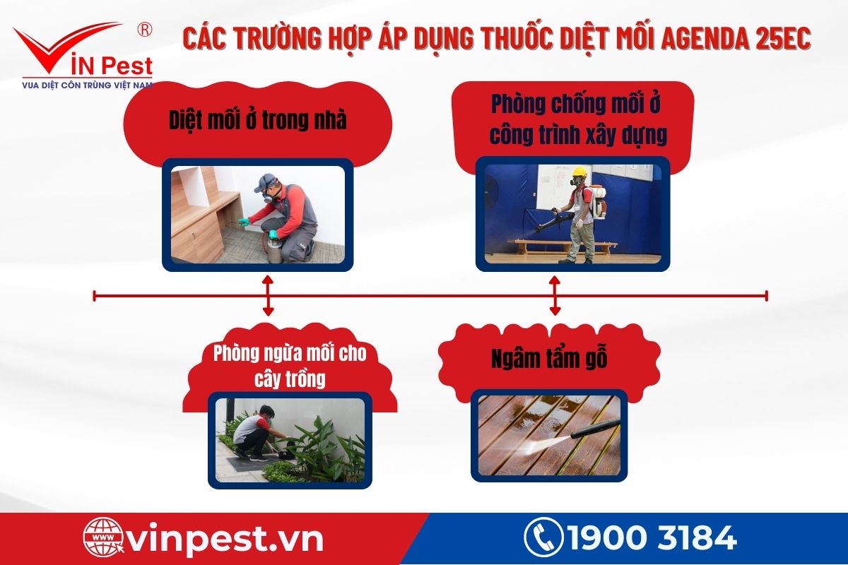 Hướng dẫn cách sử dụng thuốc chống mối Agenda 25EC