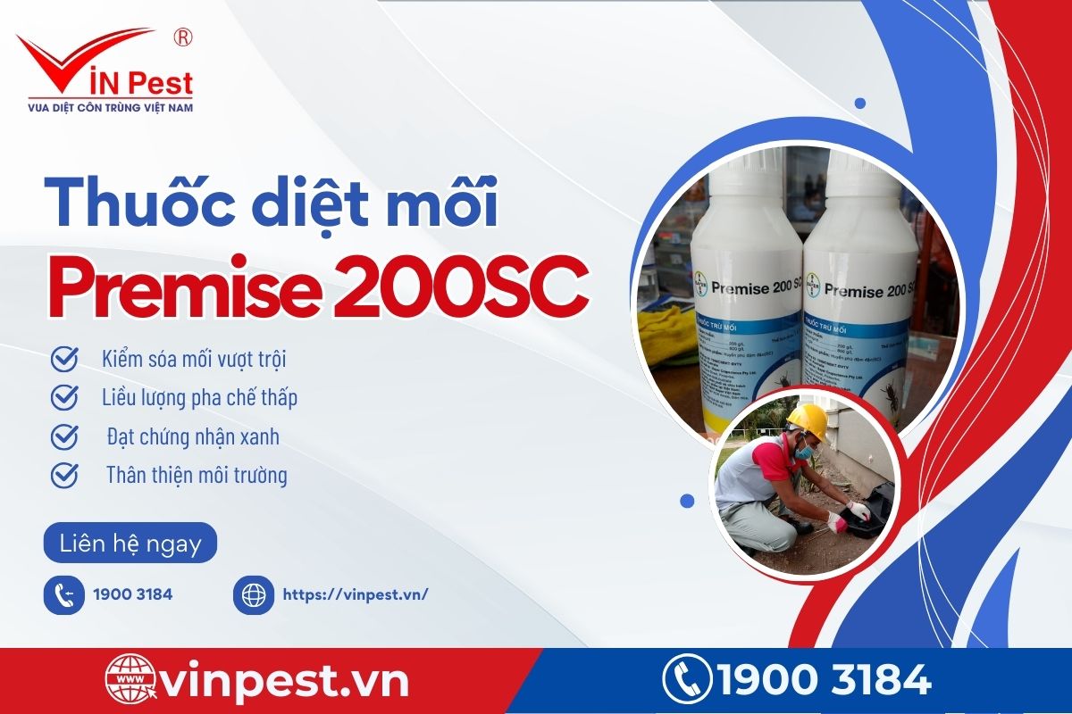 Ưu điểm đặc trưng của thuốc diệt mối Premise 200SC
