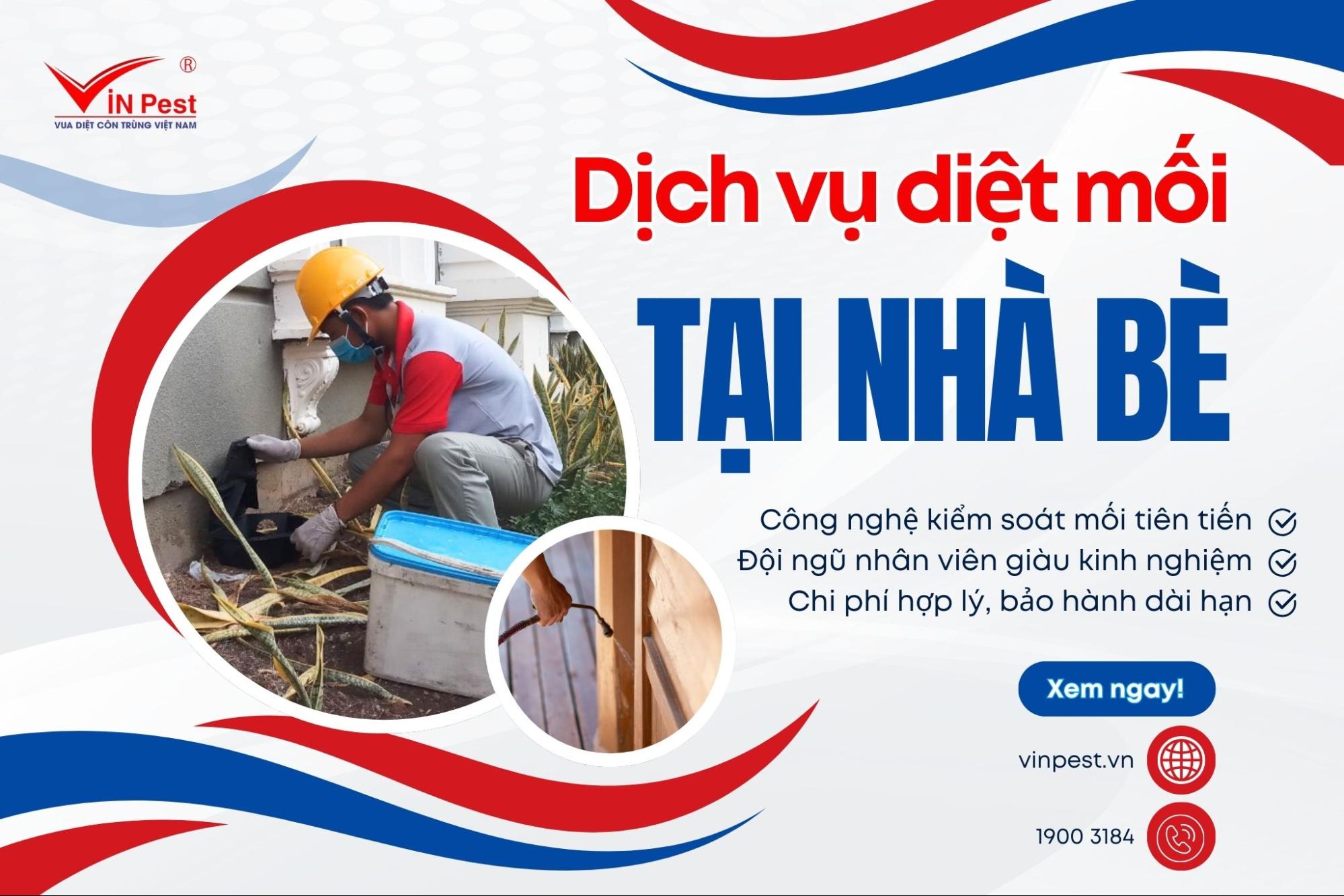 Diệt mối tại Nhà Bè của Vinpest chuyên nghiệp, hiệu quả cao
