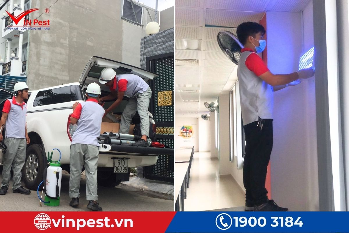 Đội ngũ kỹ thuật viên VinPest Đội ngũ kỹ thuật viên VinPest
