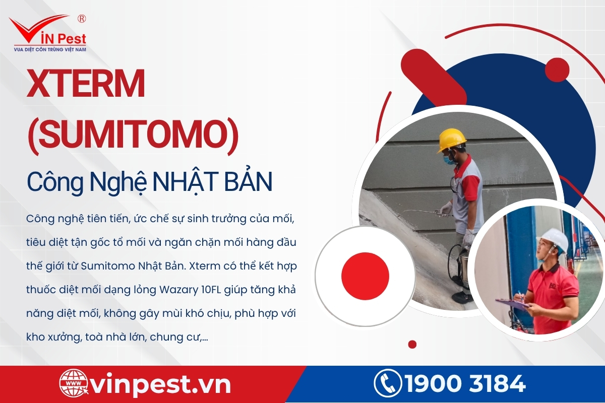 diệt mối tận gốc tại bắc ninh công nghệ Xterm