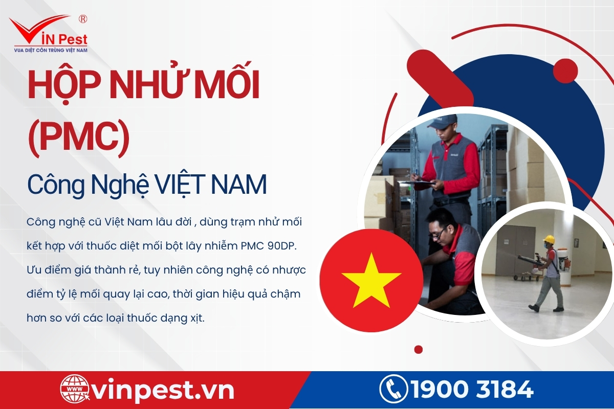 diệt mối tận gốc tại bắc ninh công nghệ PMC