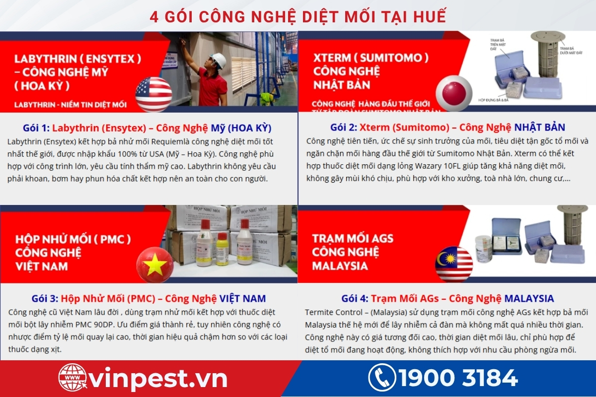 công nghệ diệt mối tại Huế